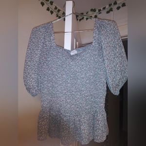 Sienna Sky Chiffon Shirt
